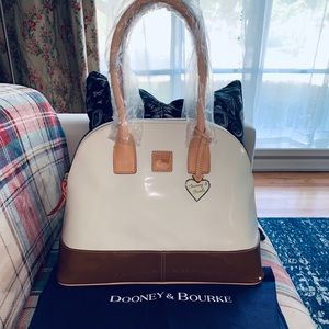 Dooney & Bourke Patent Leather Domed Satchel